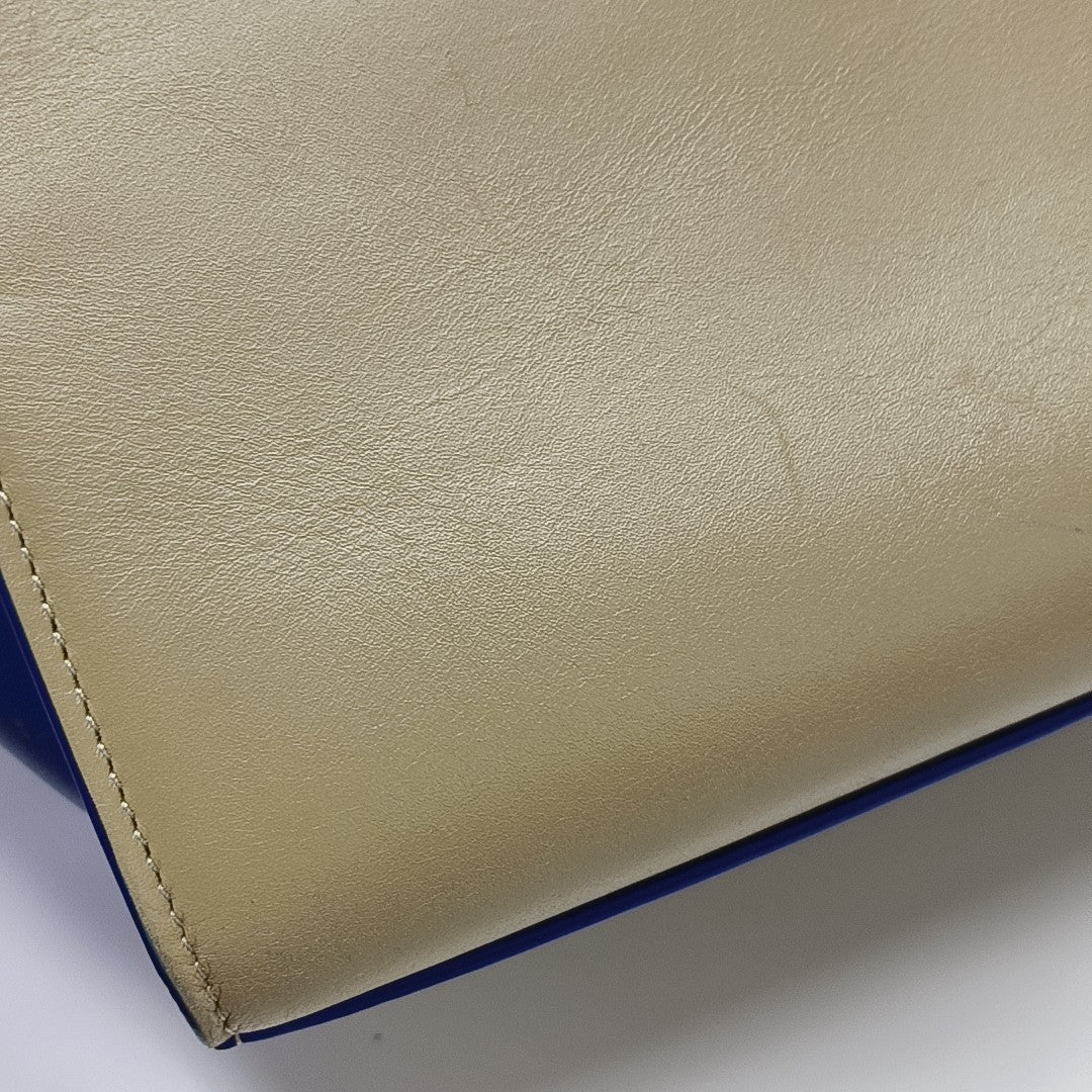 TRAPEZE Small Calfskin Beige