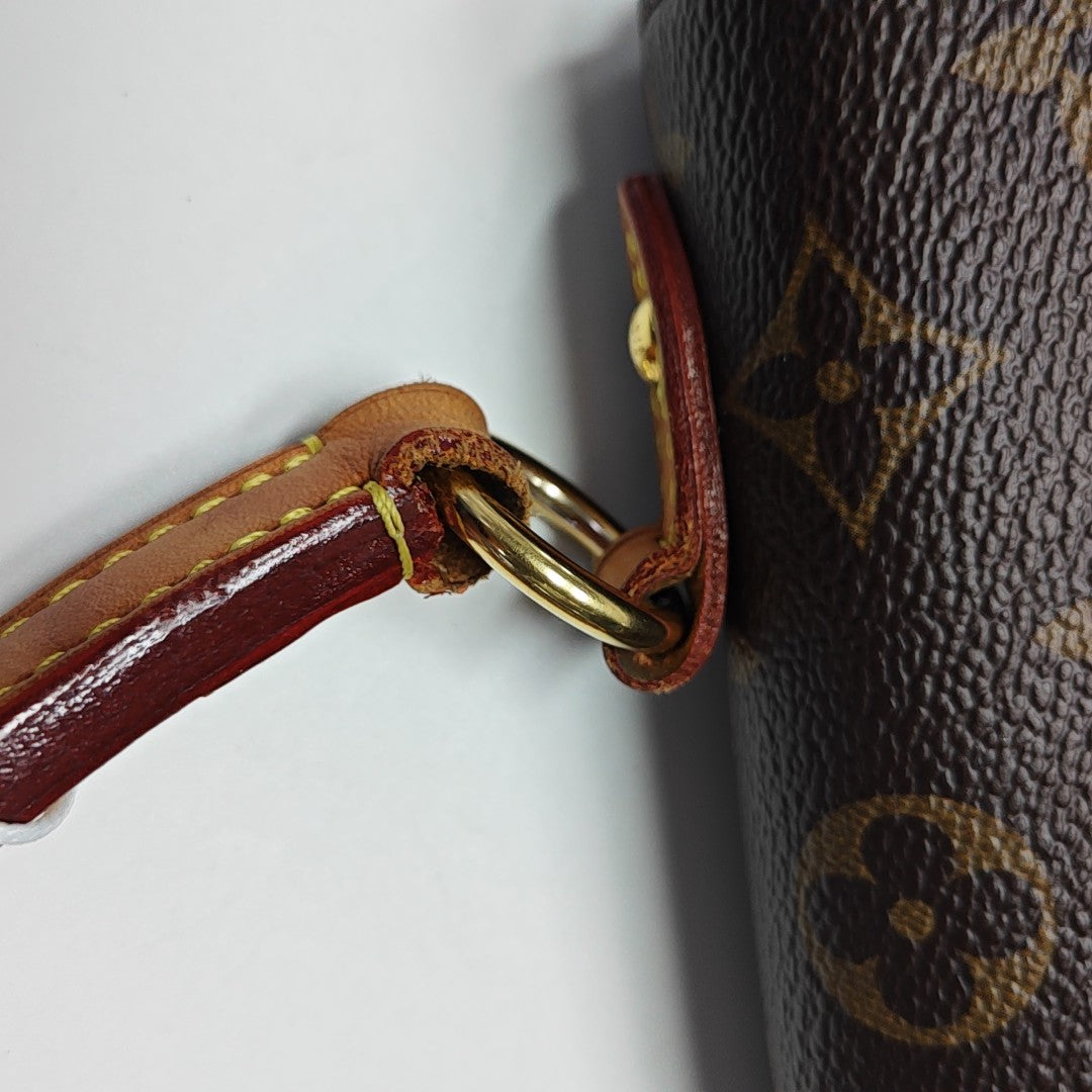 CLUNY PM Monogram Coated Canvas Brown