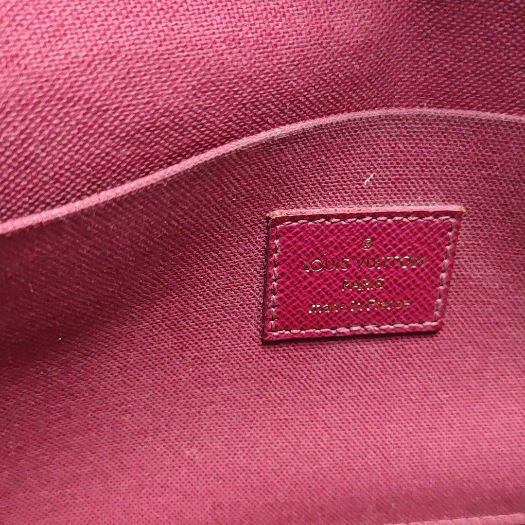 FÉLICIE Monogram Coated Canvas Brown