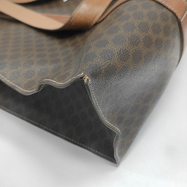 MACADAM SHOPPING BAG Coated Canvas Brown