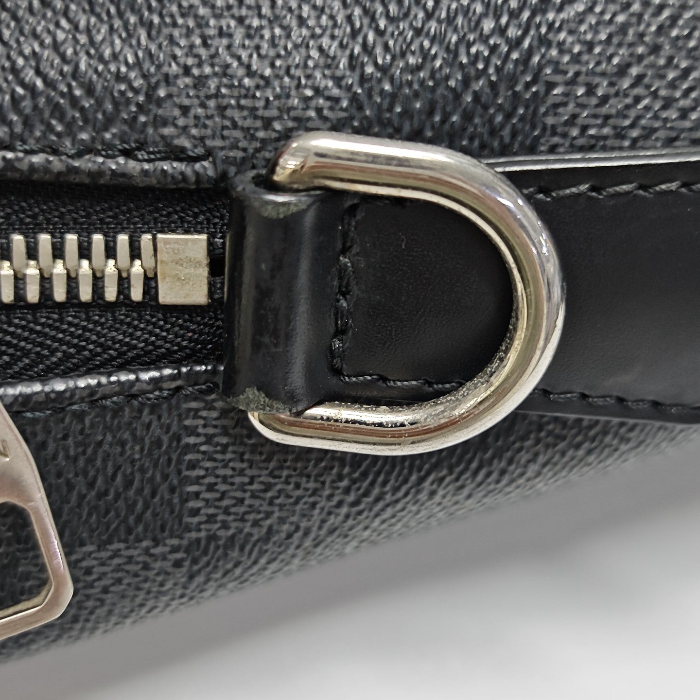 PORTE-DOCUMENTS Damier Graphite Coated Canvas Gray