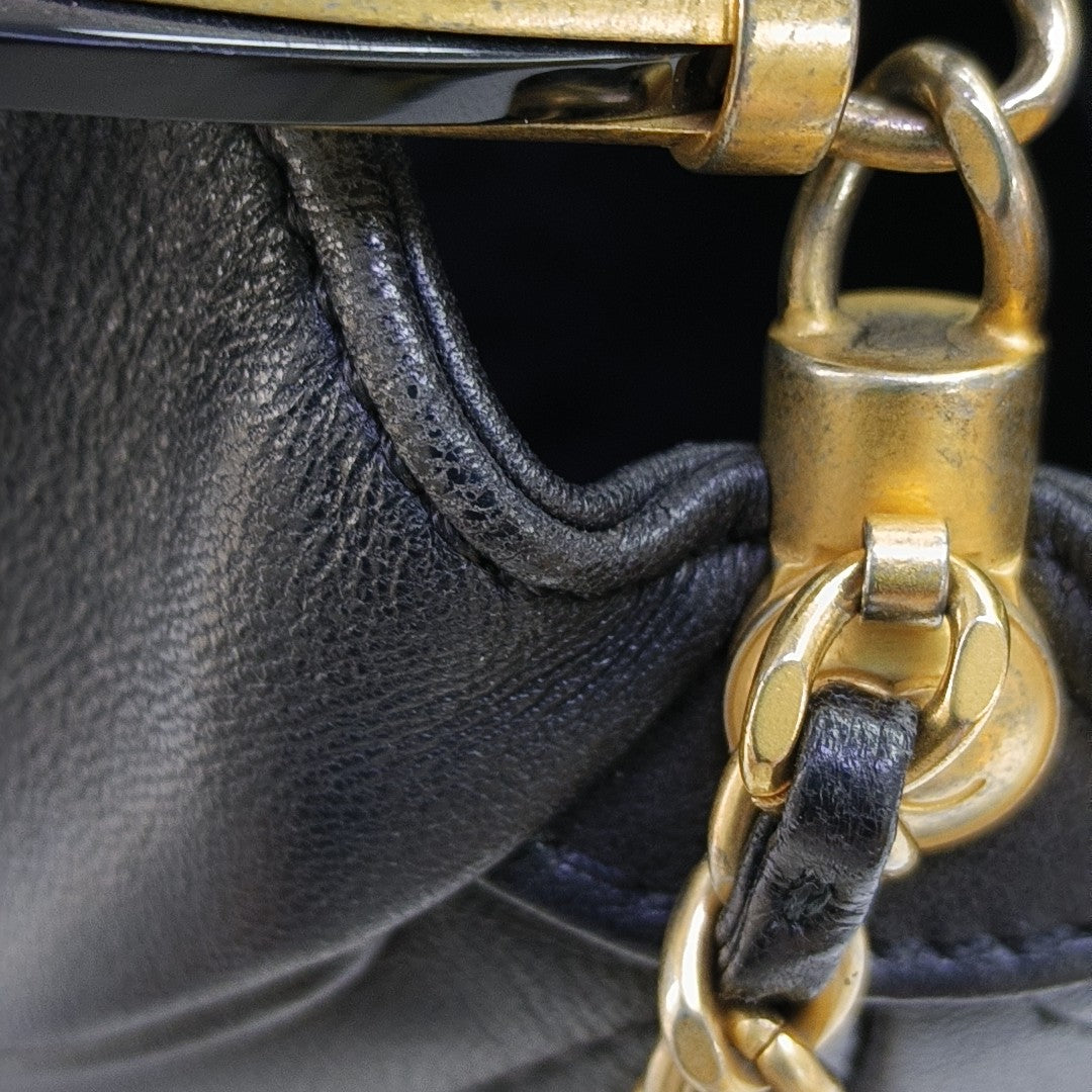 Quilted Calfskin Black