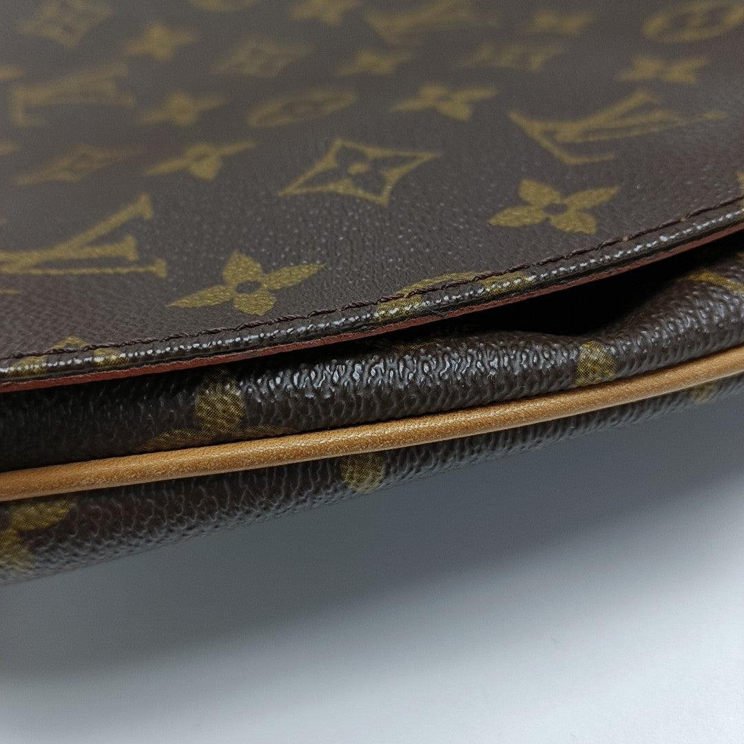 MUSETTE TANGO Monogram Coated Canvas Brown