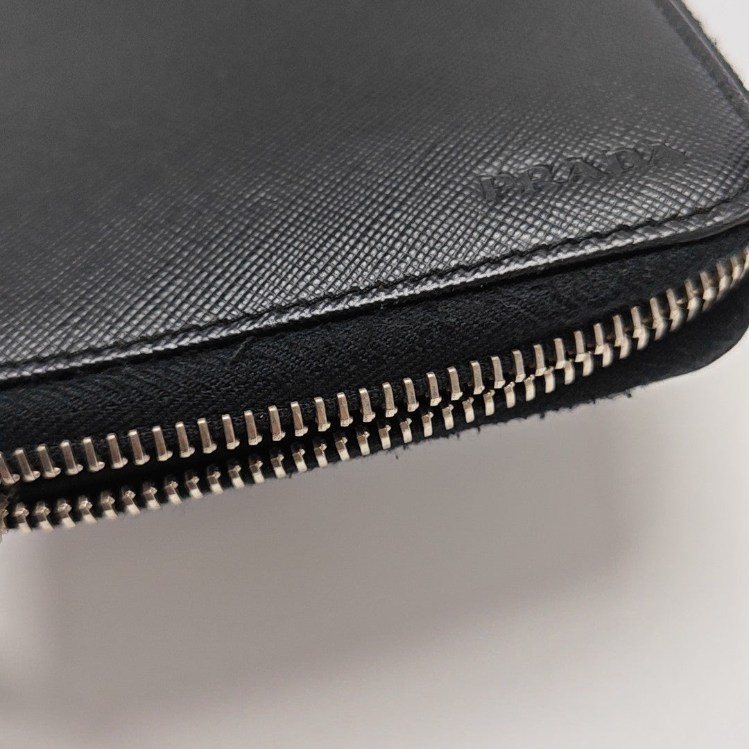 Saffiano Calfskin Wallet Black