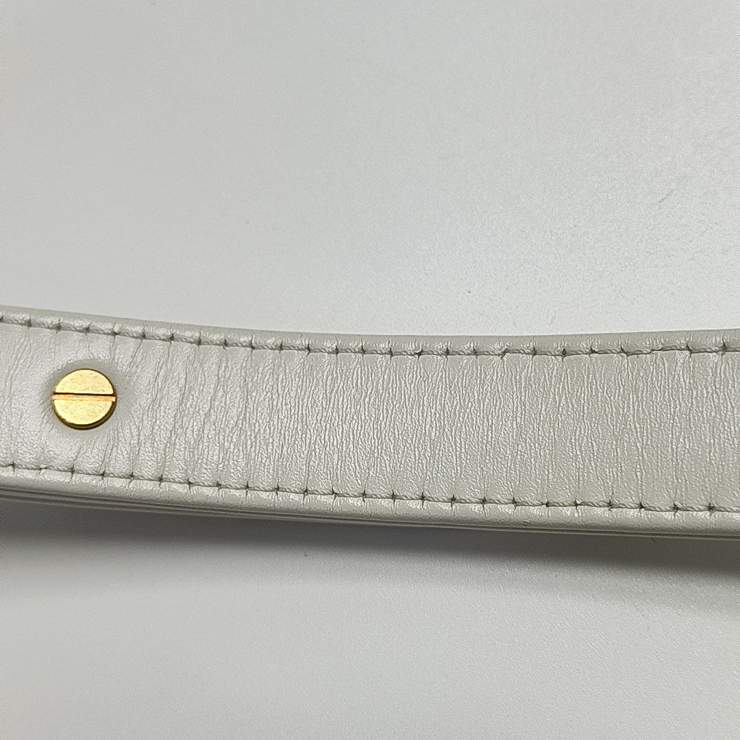 BOY CHANEL Mini Quilted Calfskin White