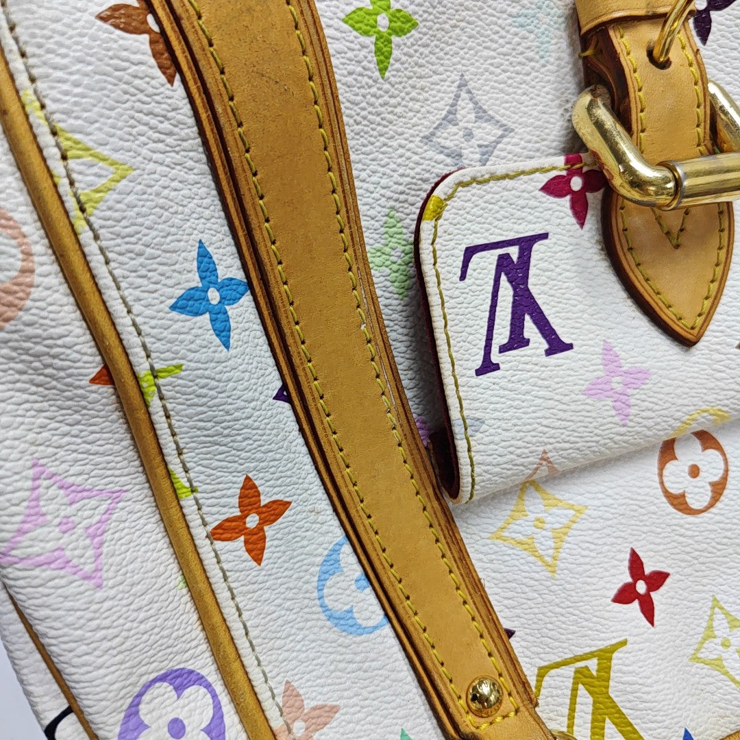 LV × TM PRISCILLA Monogram Coated Canvas White