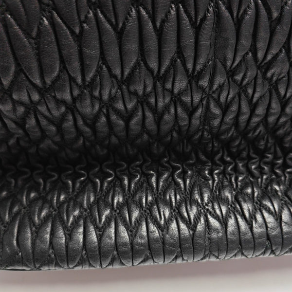 Avenue Quilted Lambskin Black