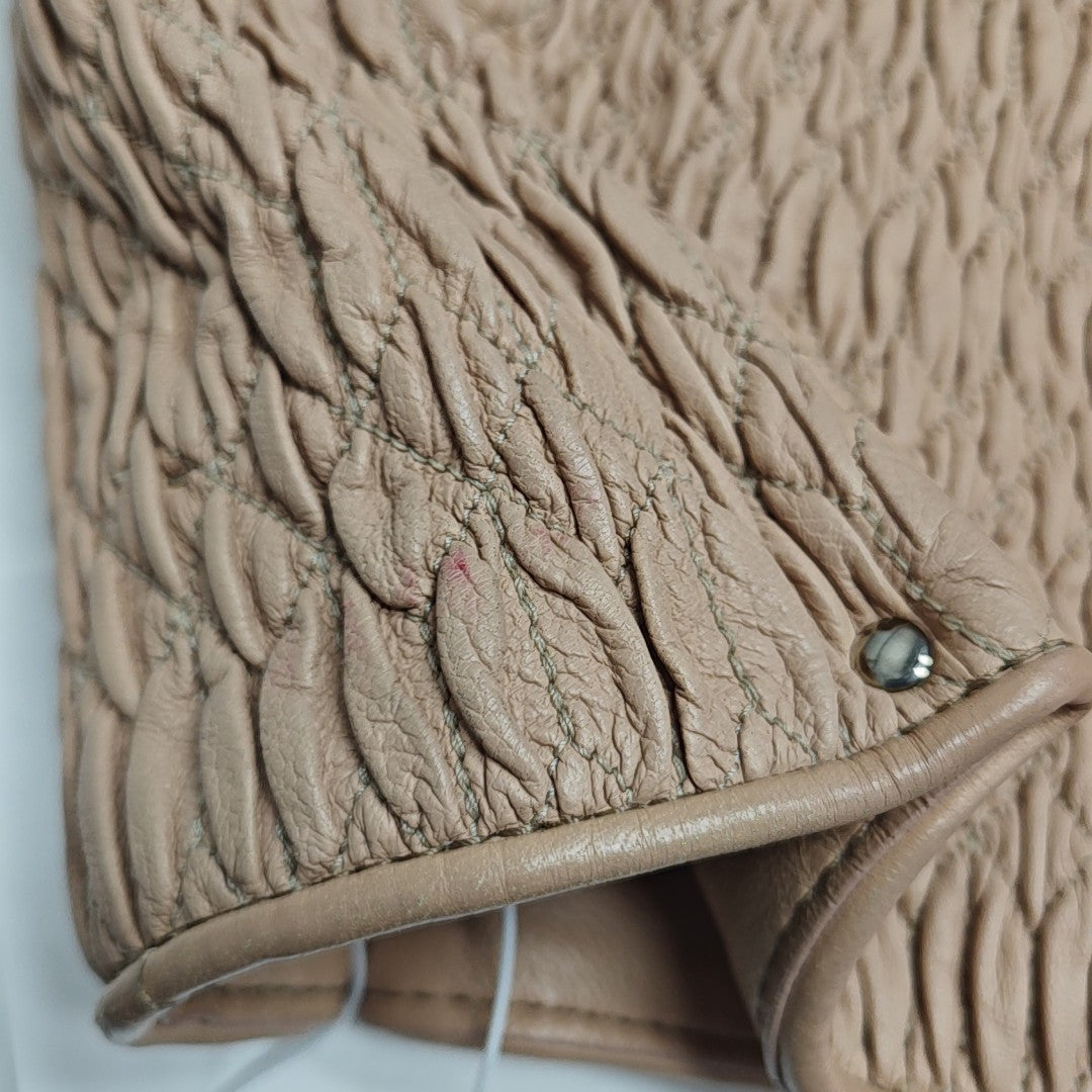 Quilted Lambskin Tote Bag Pink