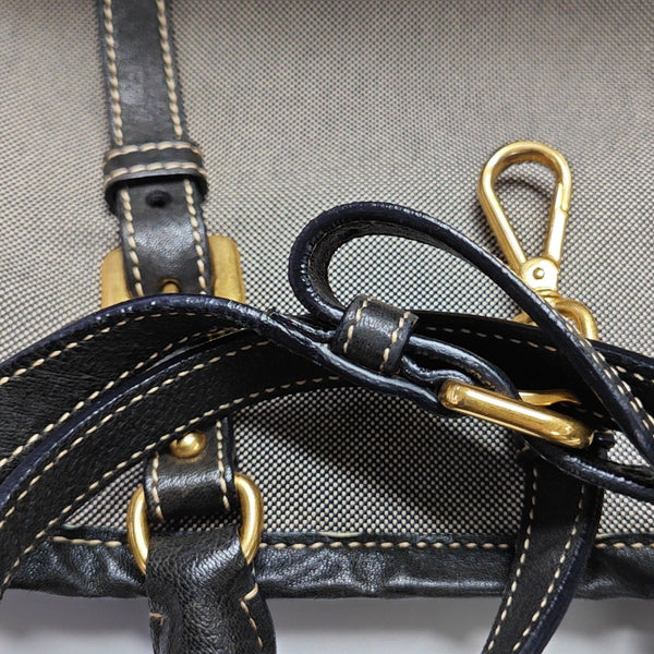Fabric Shoulder Bag Gray