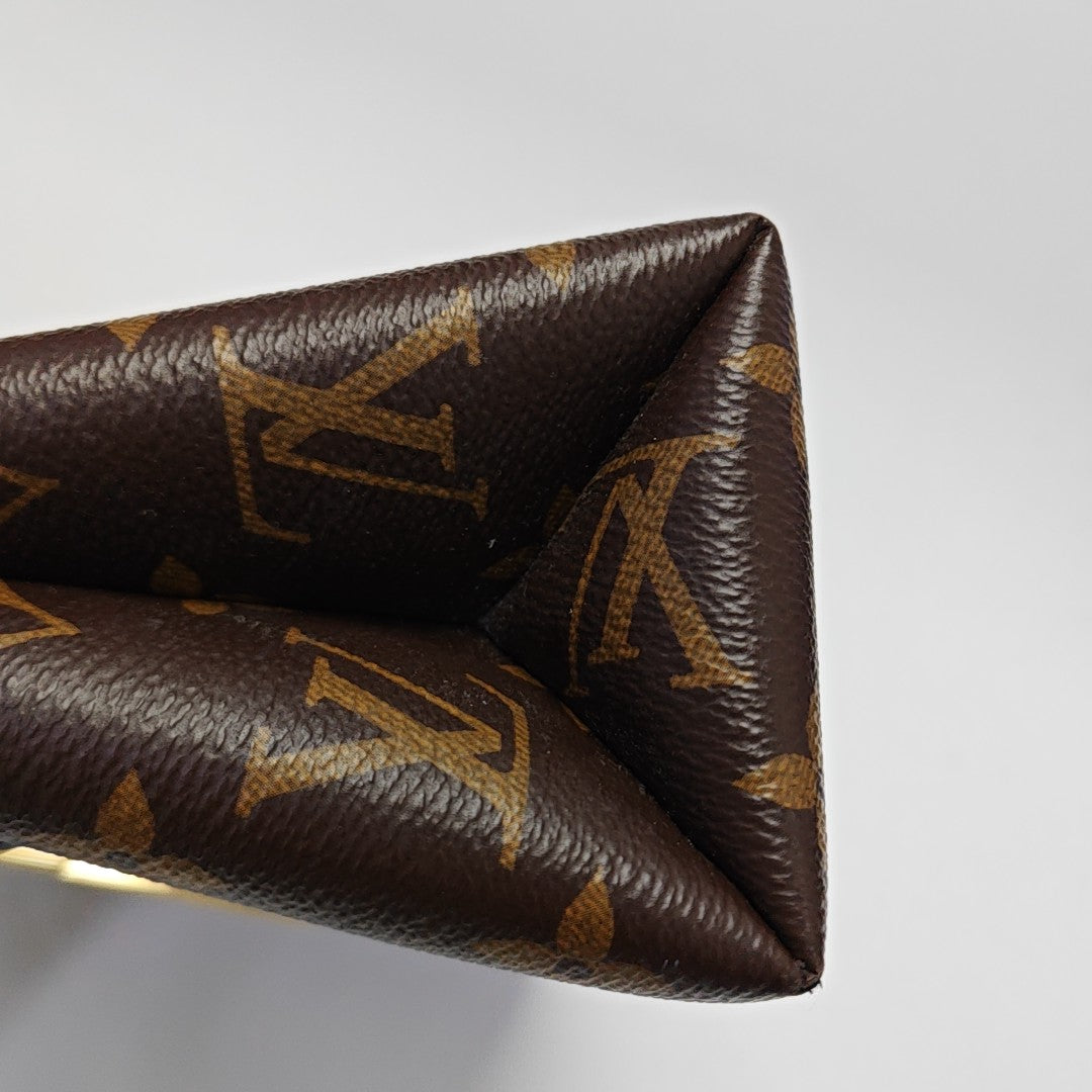 LOCKY BB Monogram Coated Canvas Brown
