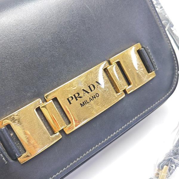 Calfskin Shoulder Bag Black