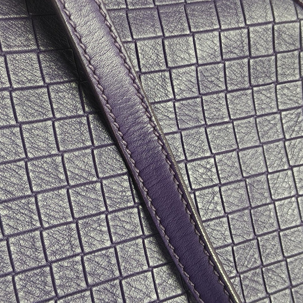 Calfskin Tote Bag Purple