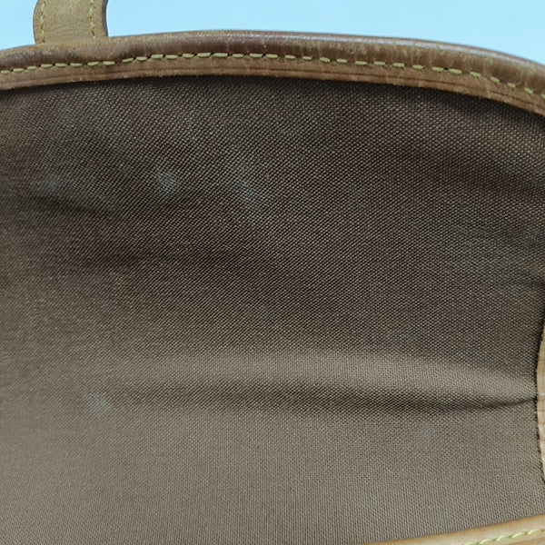 SOLOGNE PM Monogram Coated Canvas Brown