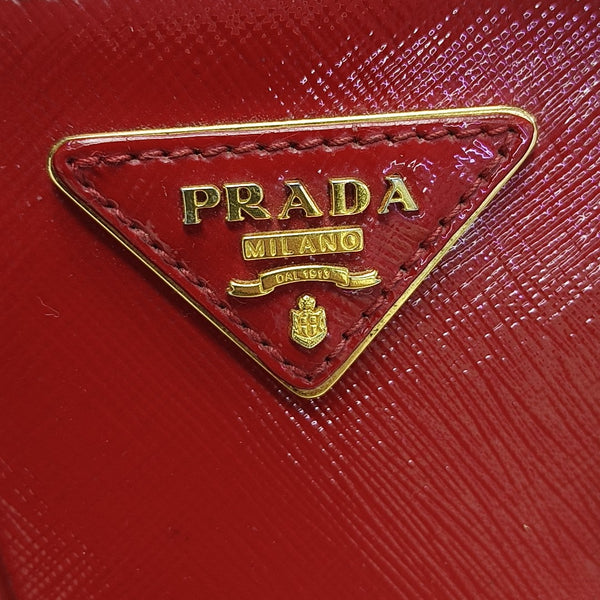 Promenade Small Saffiano Calfskin Red