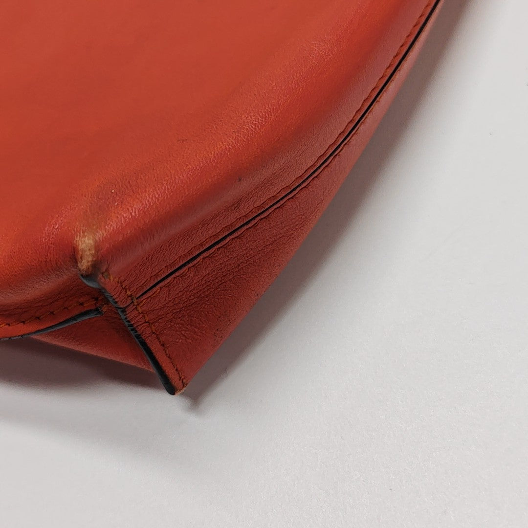 T Pouch Calfskin Orange