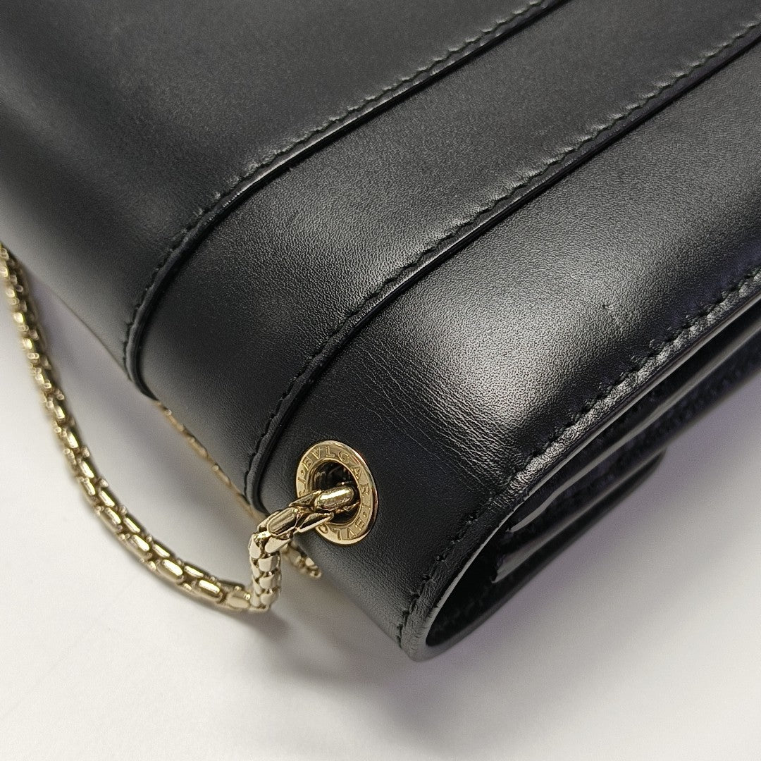 SERPENTI FOREVER Medium Quilted Calfskin Black