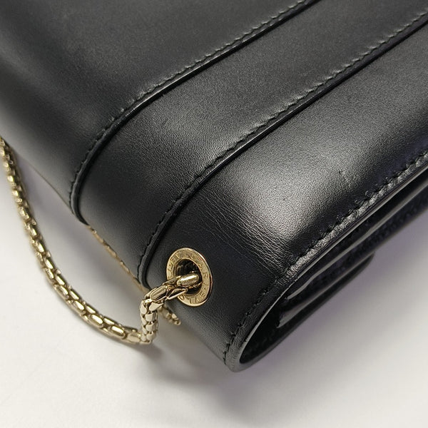 SERPENTI FOREVER Medium Quilted Calfskin Black