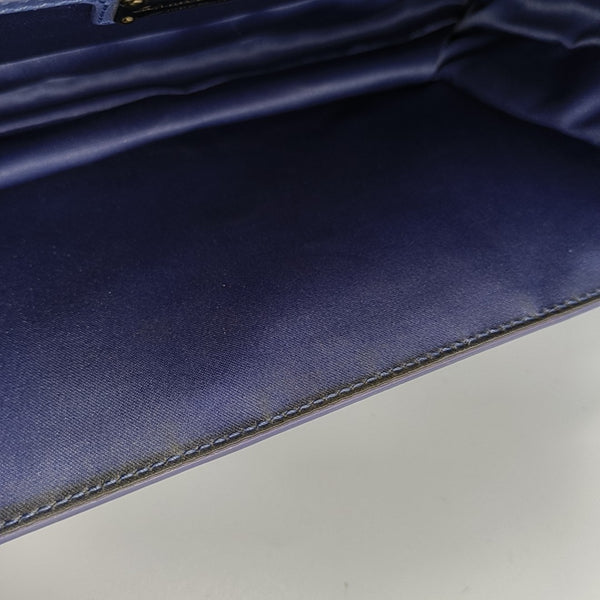 Ginny Calfskin Blue