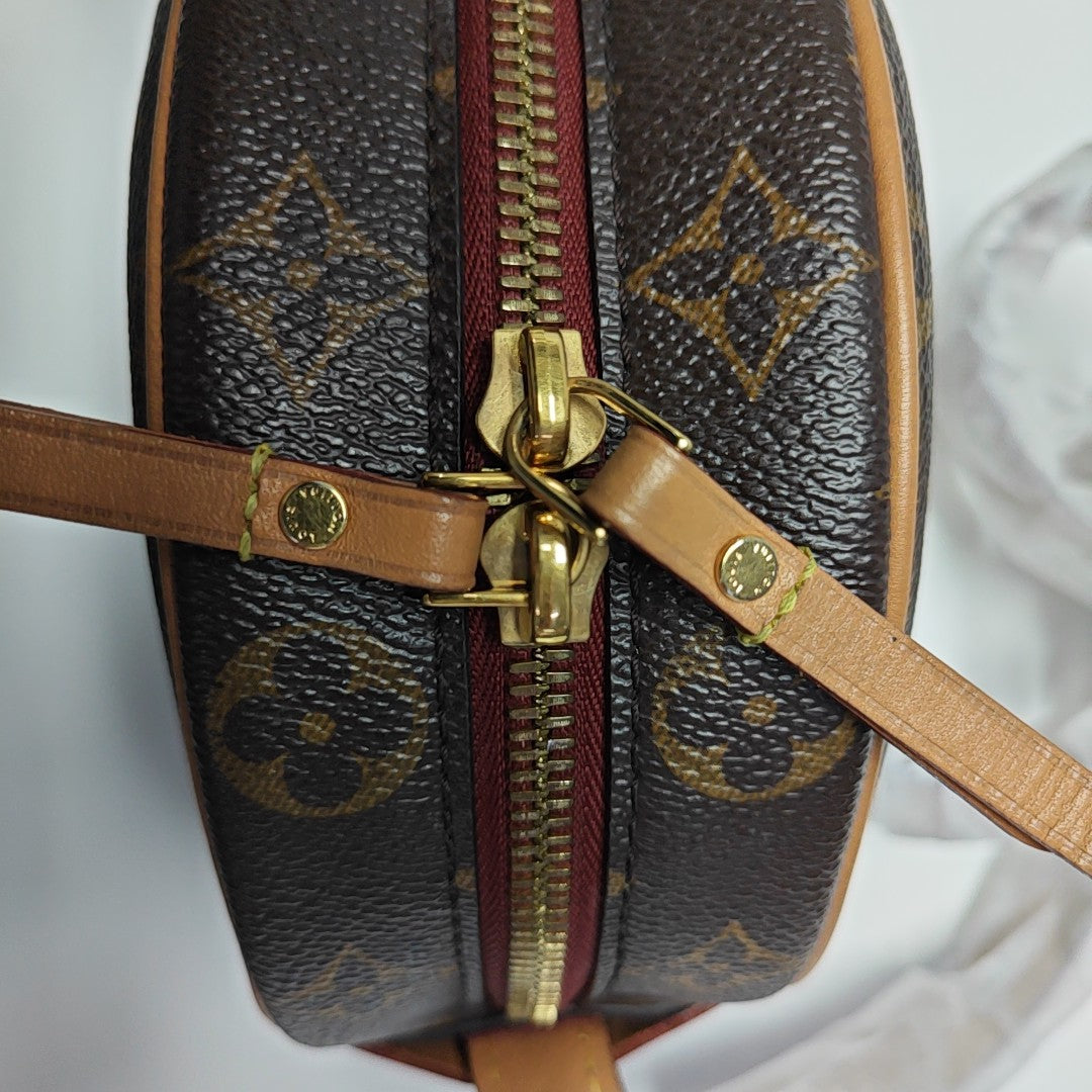 BOITE CHAPEAU PM Monogram Coated Canvas Brown