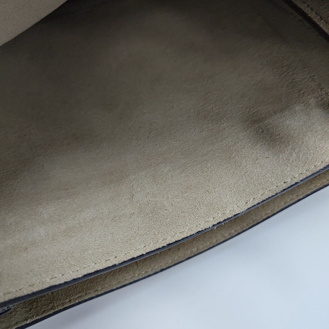 Faye Medium Calfskin Gray