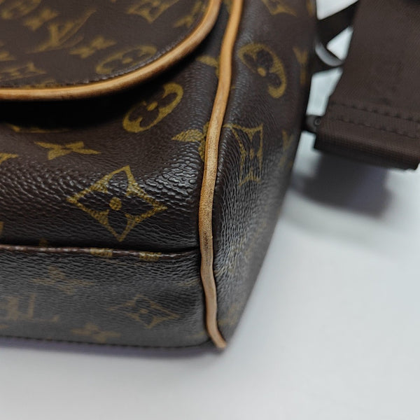 VALMY Monogram Coated Canvas Brown