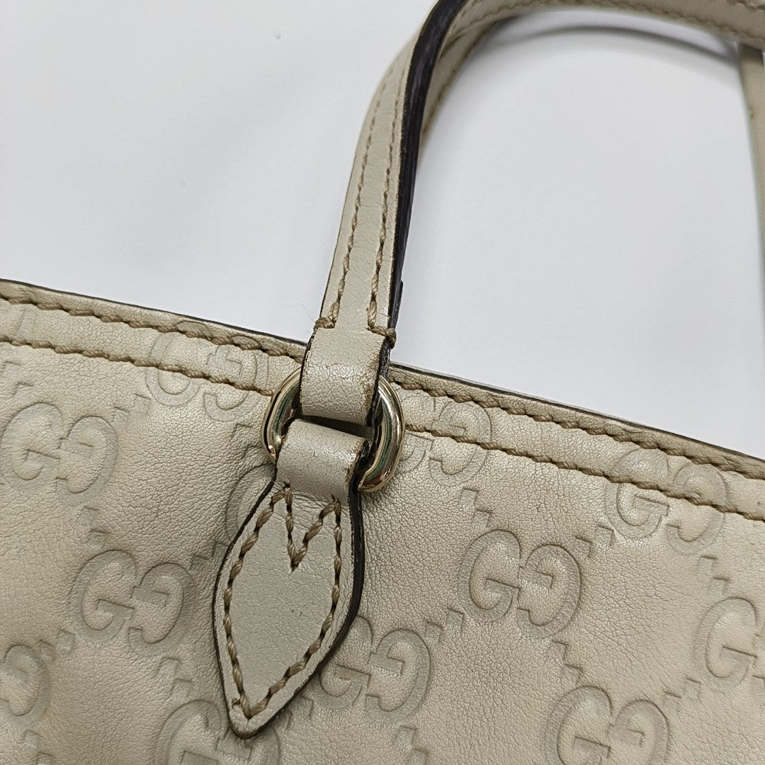 Bree Monogram Calfskin Beige