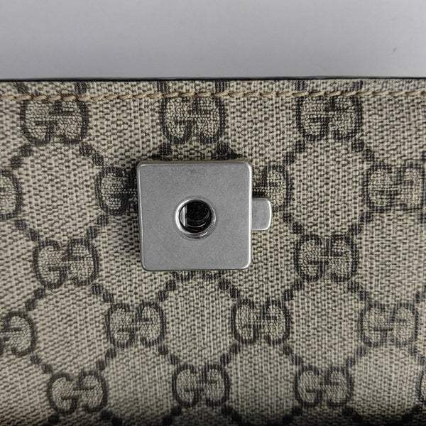 Dionysus Mini Monogram Coated Canvas Beige