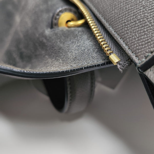 BELT Mini Calfskin Gray