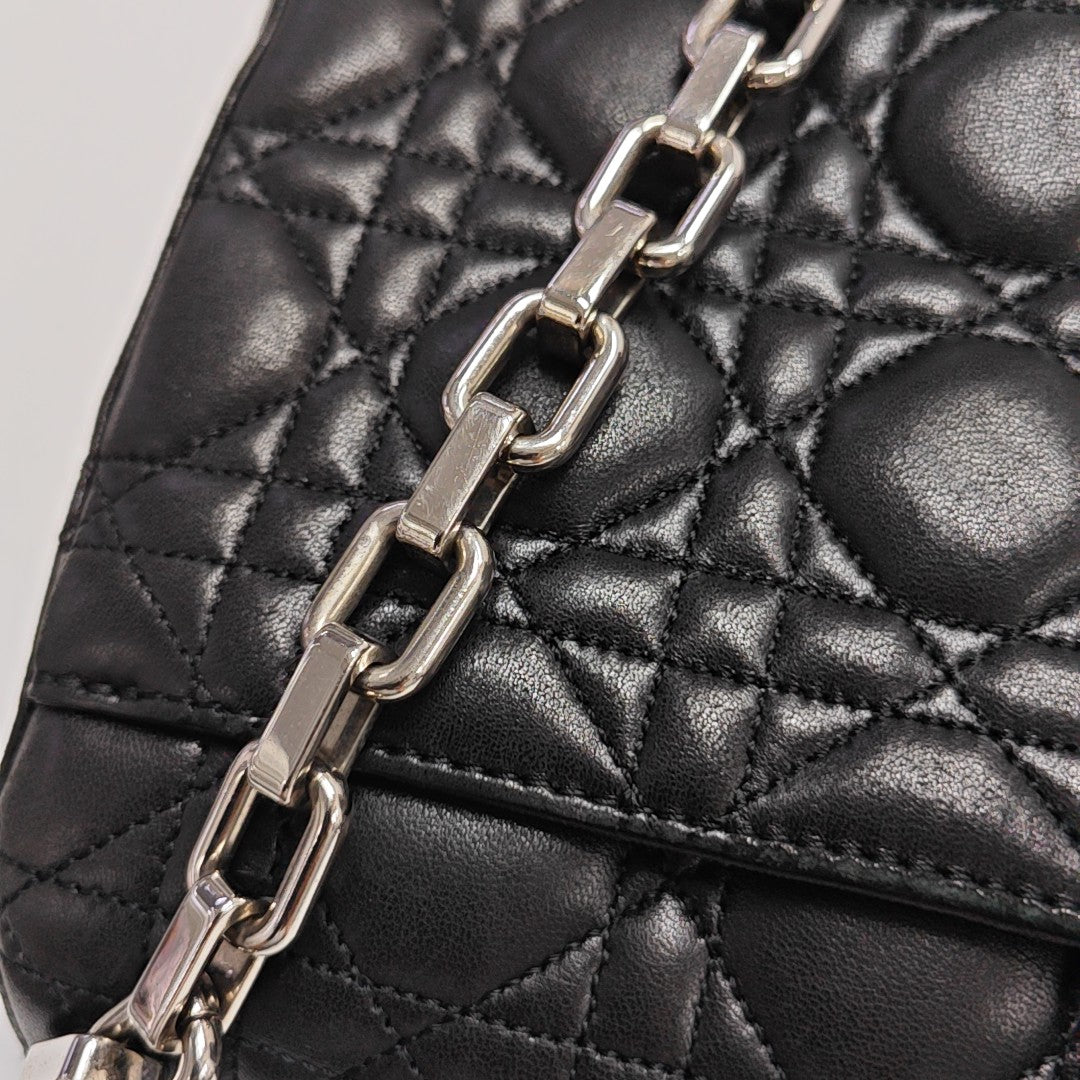 Miss Dior Cannage Lambskin Black