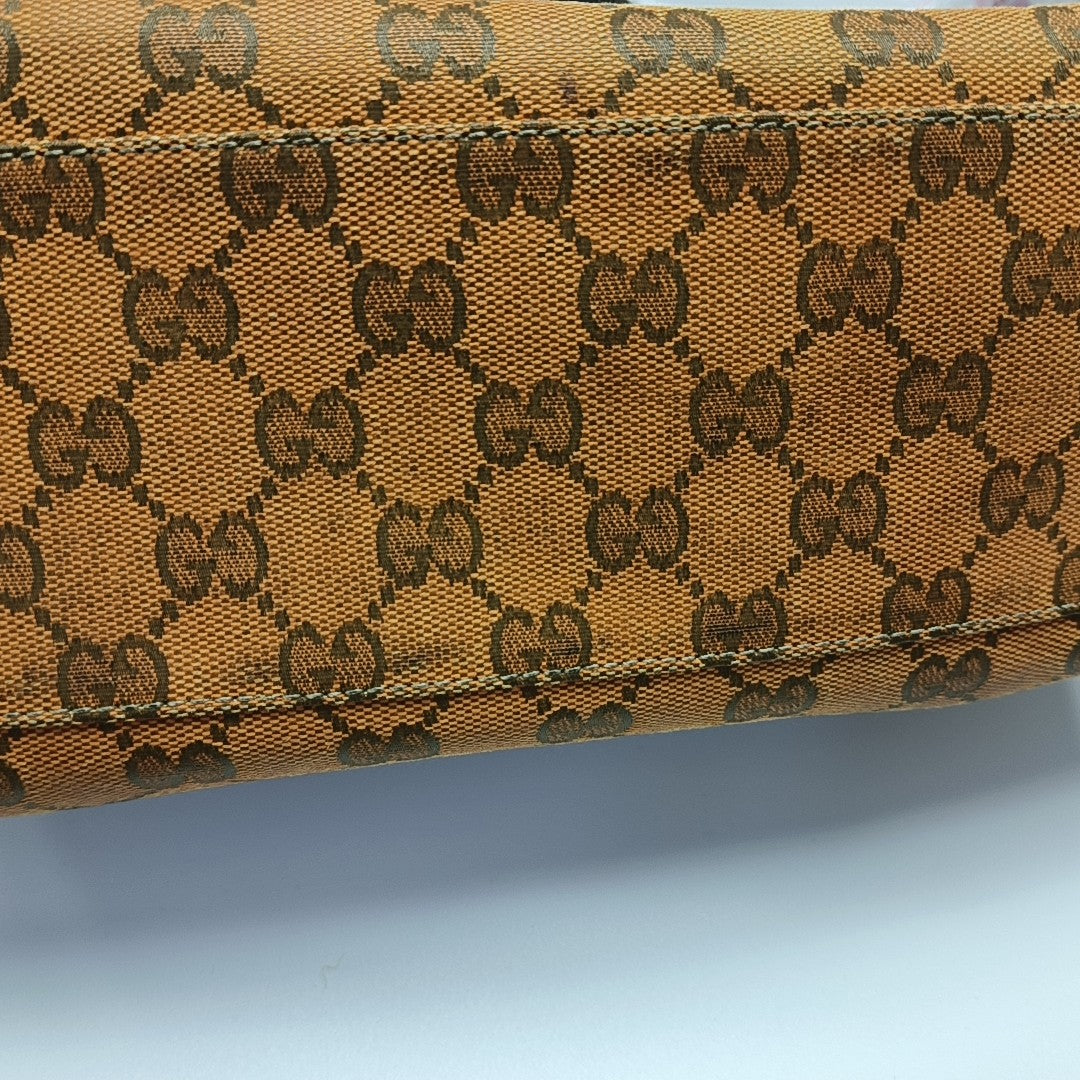 Monogram Canvas Top Handle Bag Orange