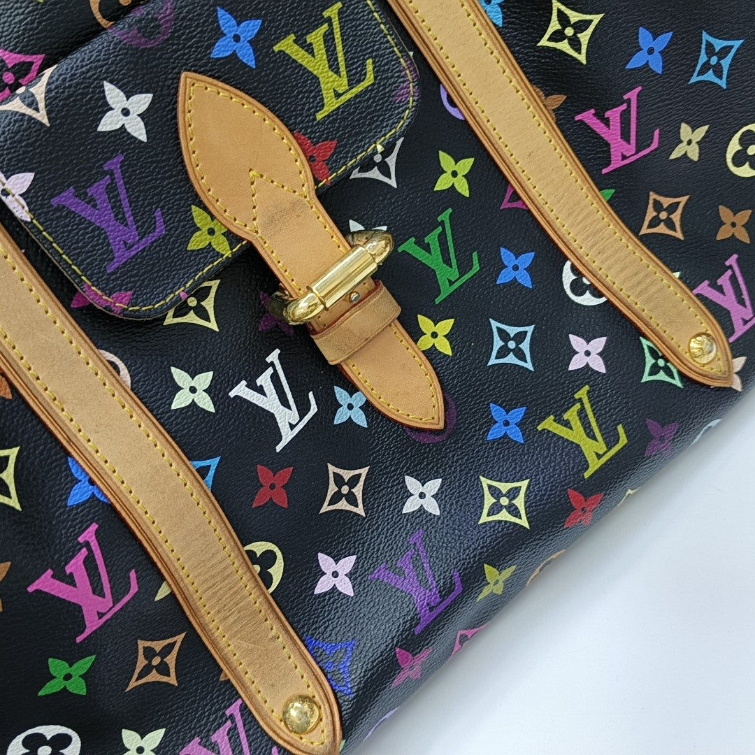LV × TM AURELIA Monogram Coated Canvas Black