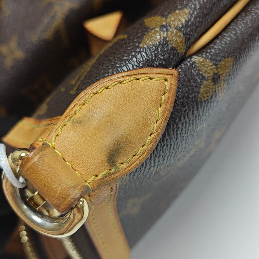 PALERMO GM Monogram Coated Canvas Brown
