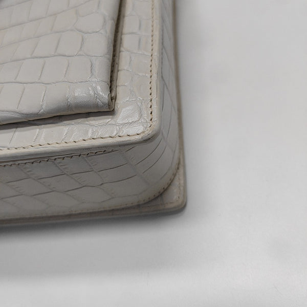 BELLECHASSE Calfskin White
