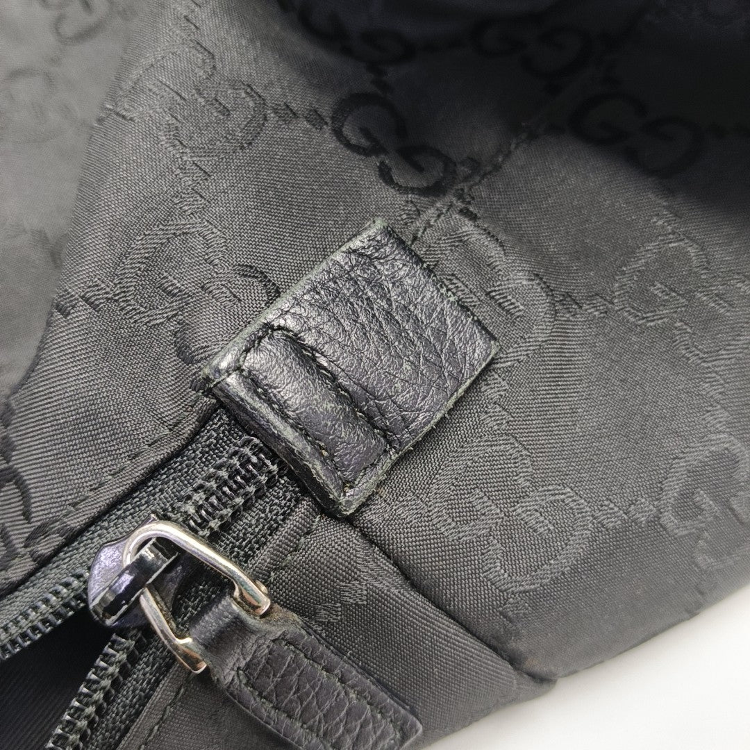 Monogram Canvas Backpack Black