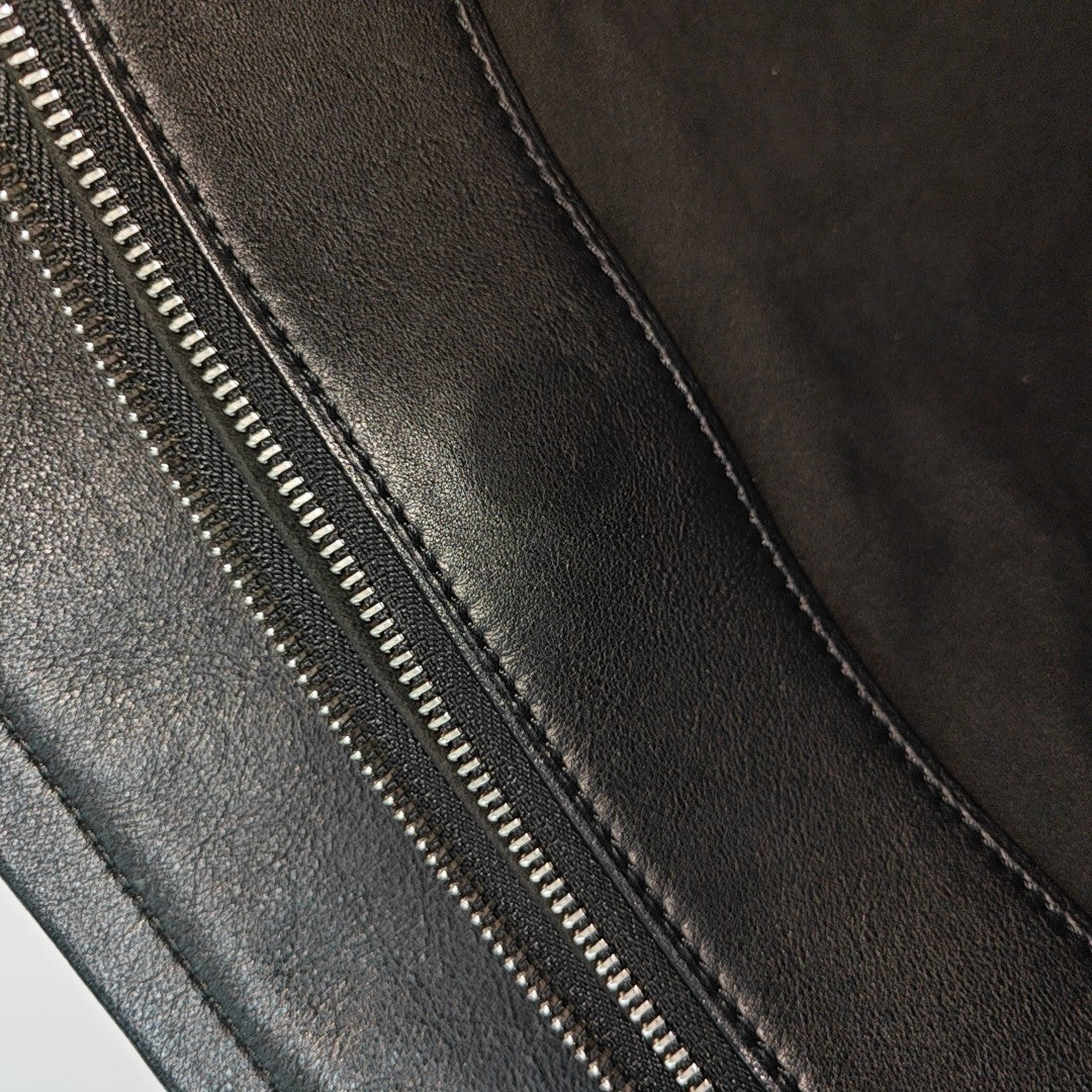 LILIA Monogram Calfskin Black