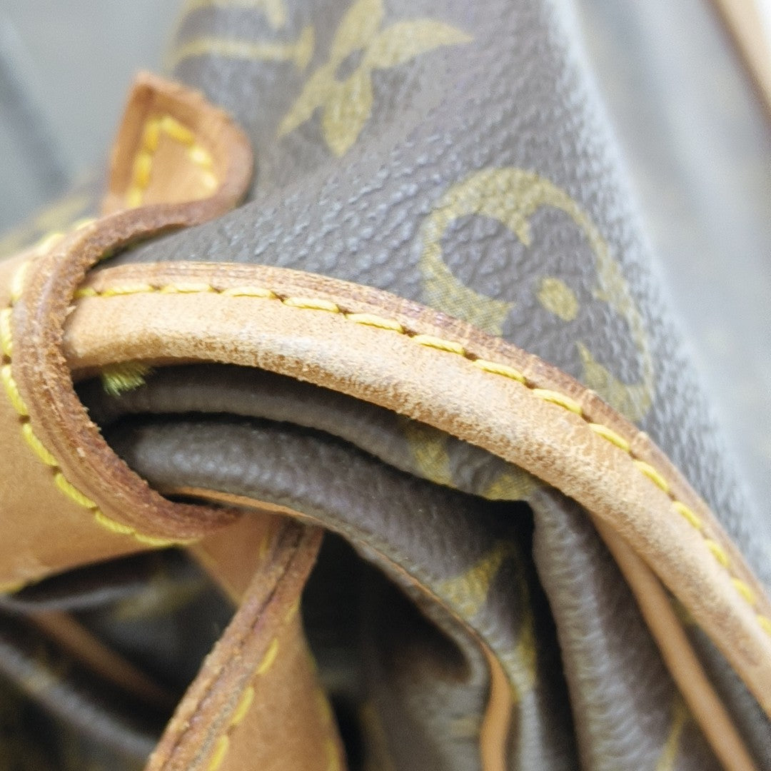 SAUMUR Monogram Coated Canvas Brown