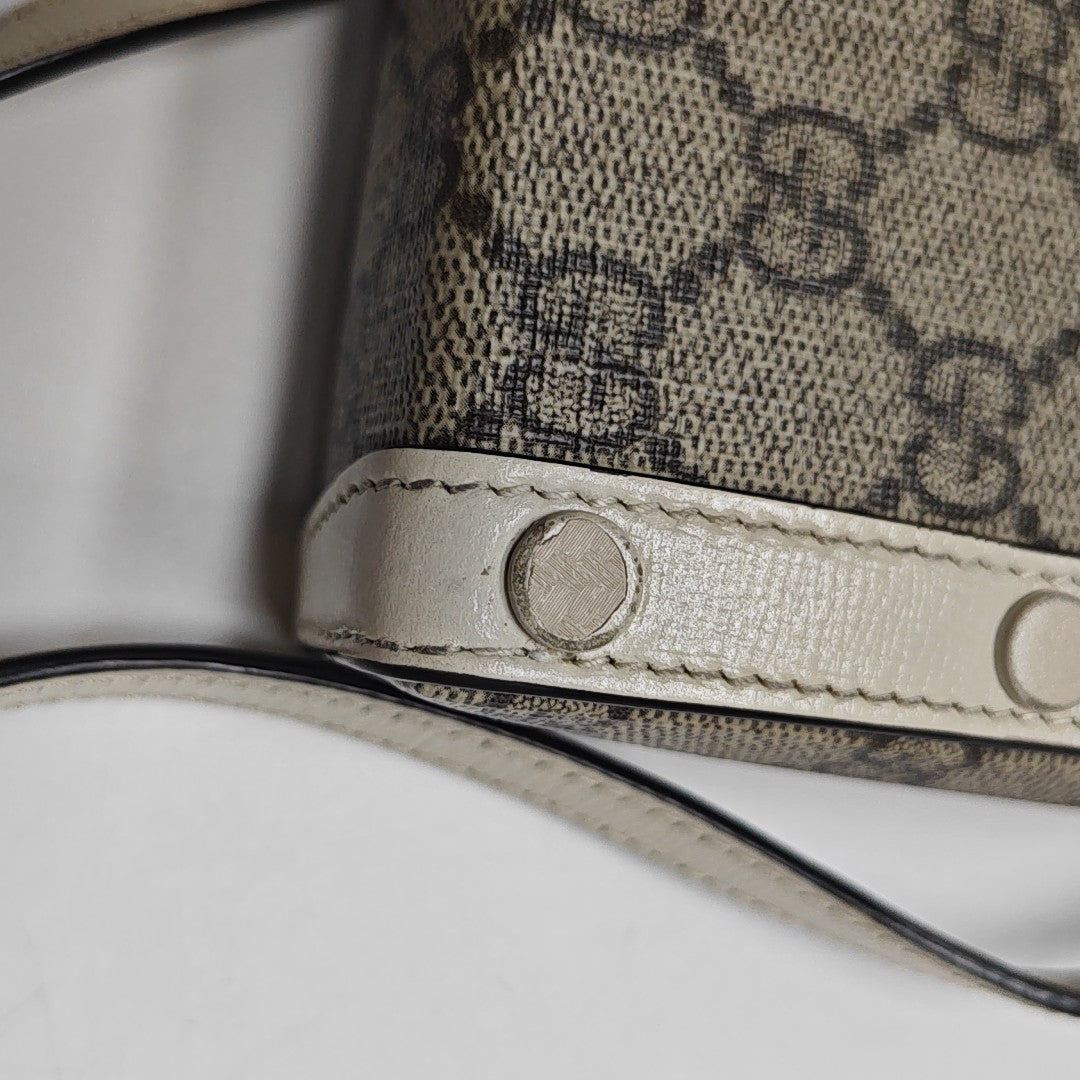 Horsebit 1955 Mini Coated Canvas Beige