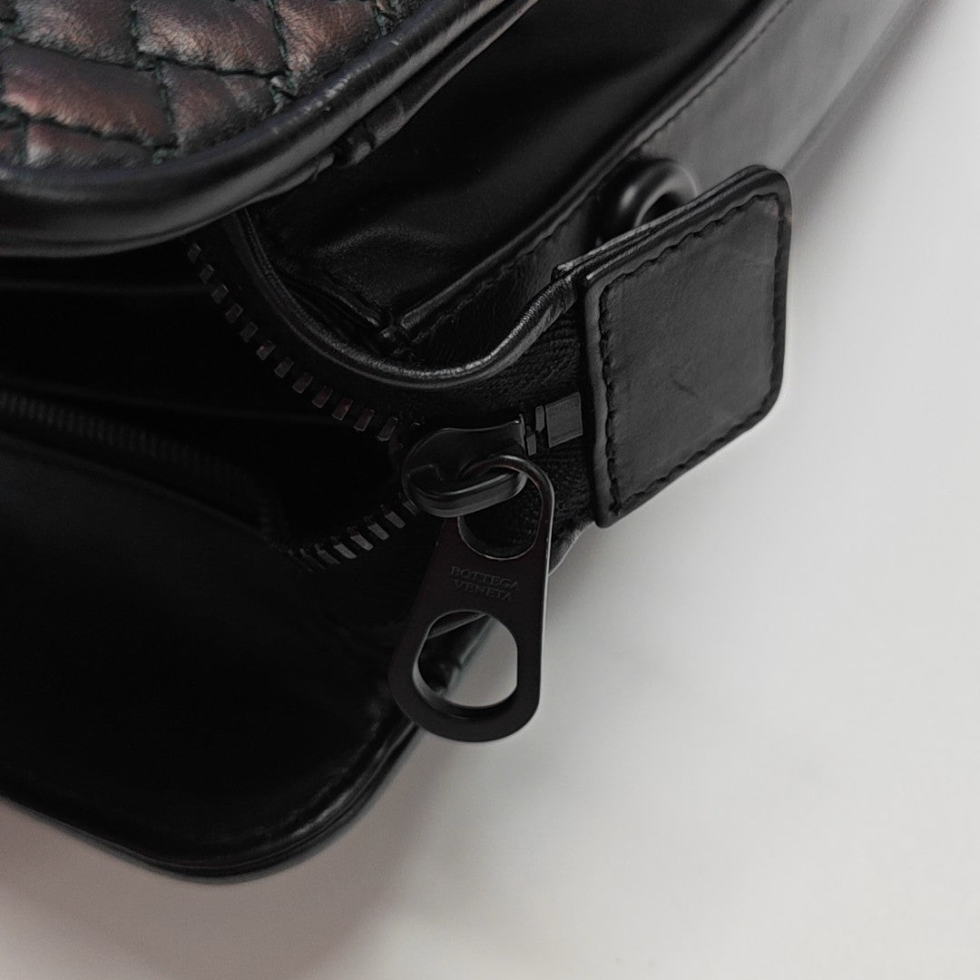 Calfskin Top Handle Bag Black