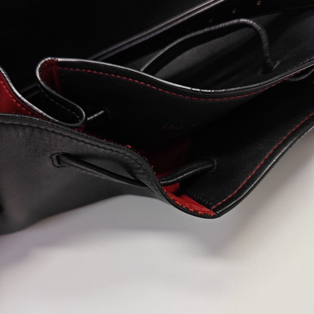 Calfskin Bucket Bag Black