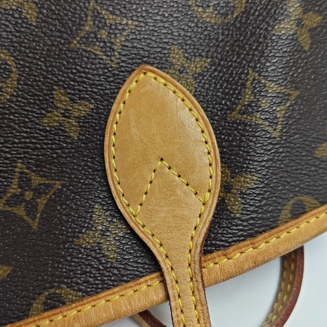 NEVERFULL GM Monogram Coated Canvas Brown