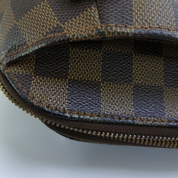 BELEM PM Damier Ebene Coated Canvas Brown