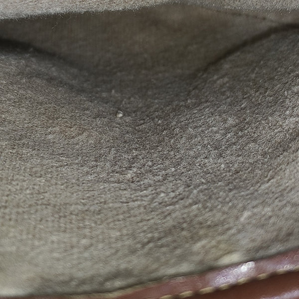 Coated Canvas Shoulder Bag Beige