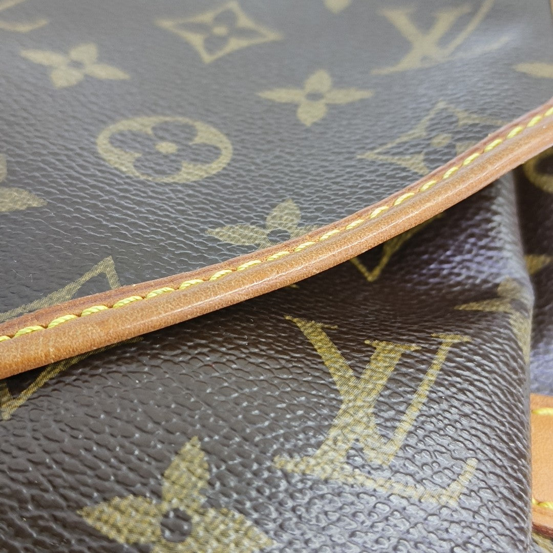 SAUMUR Monogram Coated Canvas Brown