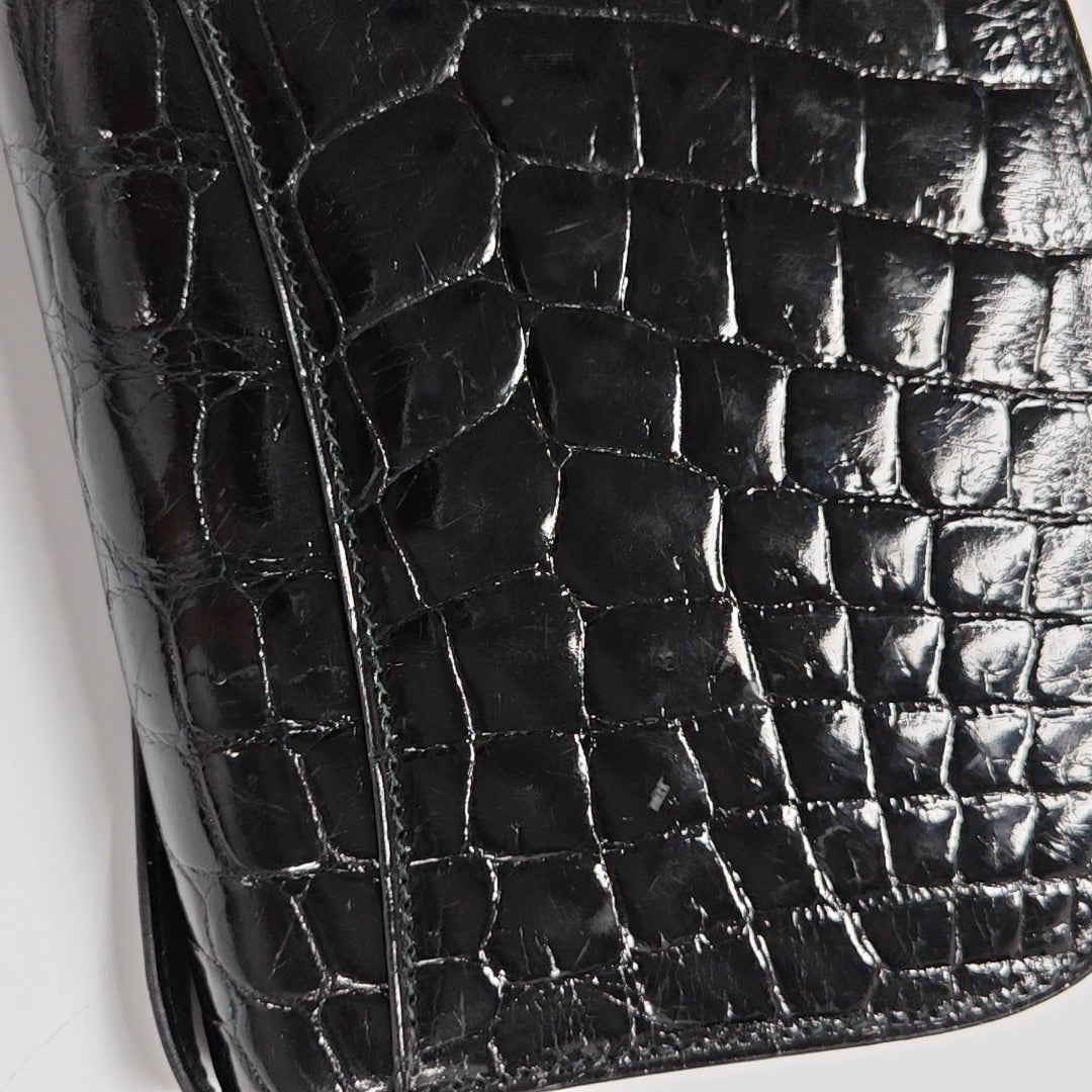 Calfskin Shoulder Bag Black
