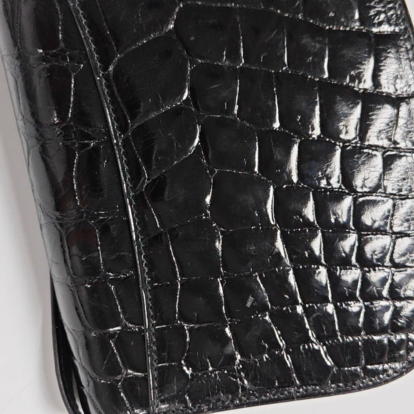 Calfskin Shoulder Bag Black