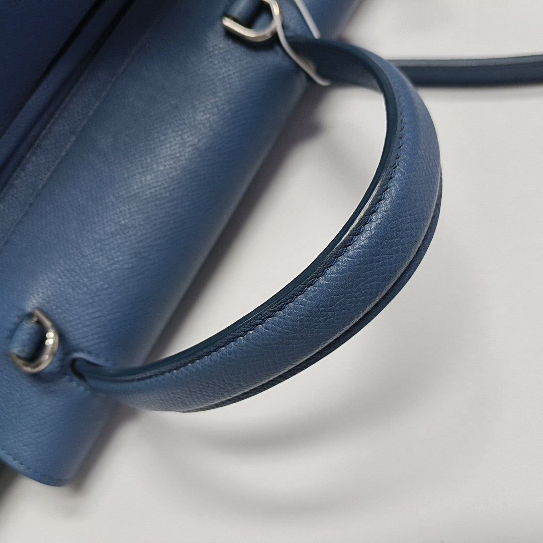 BELT Micro Calfskin Blue