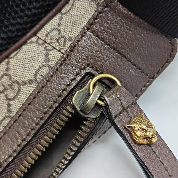 Animalier Monogram Coated Canvas Beige