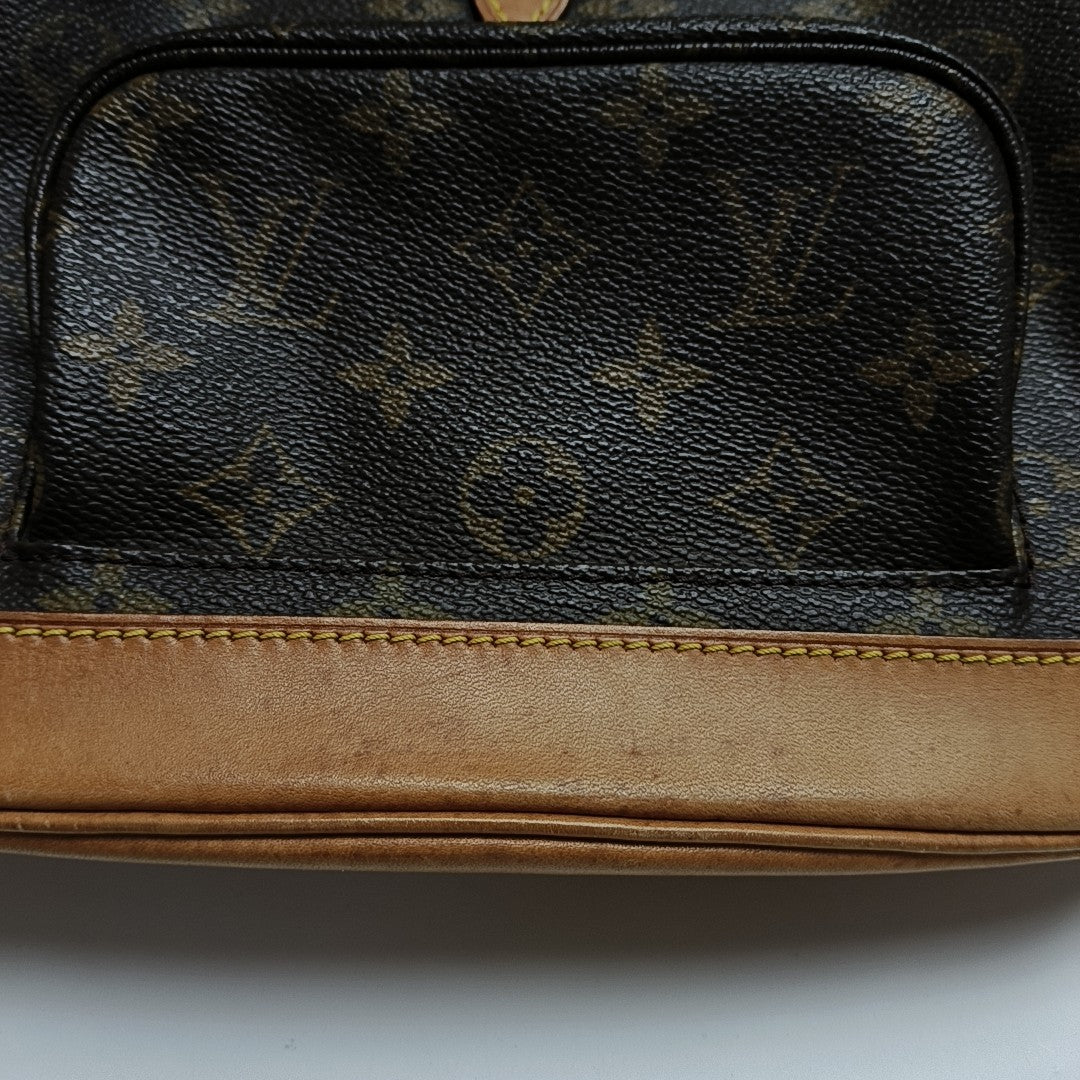 MONTSOURIS MM Monogram Coated Canvas Brown