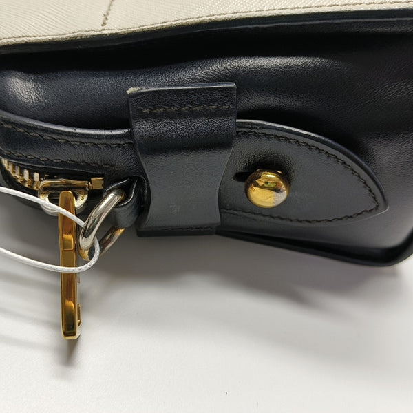 Calfskin Shoulder Bag White