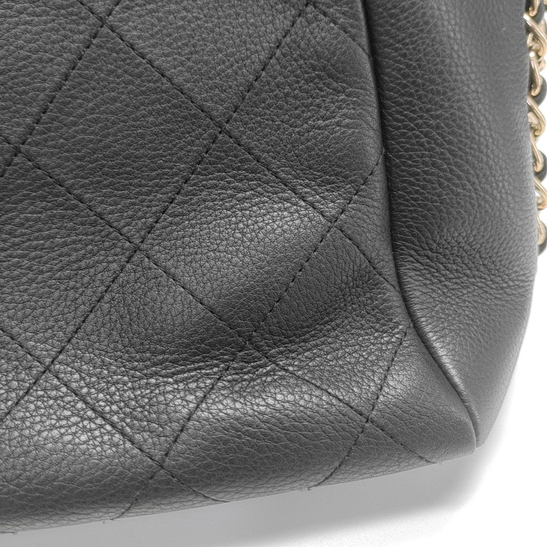 BOWLING Quilted Calfskin Black